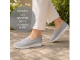 Мокасіни жіночі-BROMEN-33-310 Св.сірі.Ростовка 8 пар.36-41+38+39